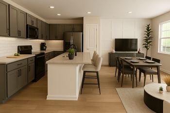 Luxury vinyl plank flooring